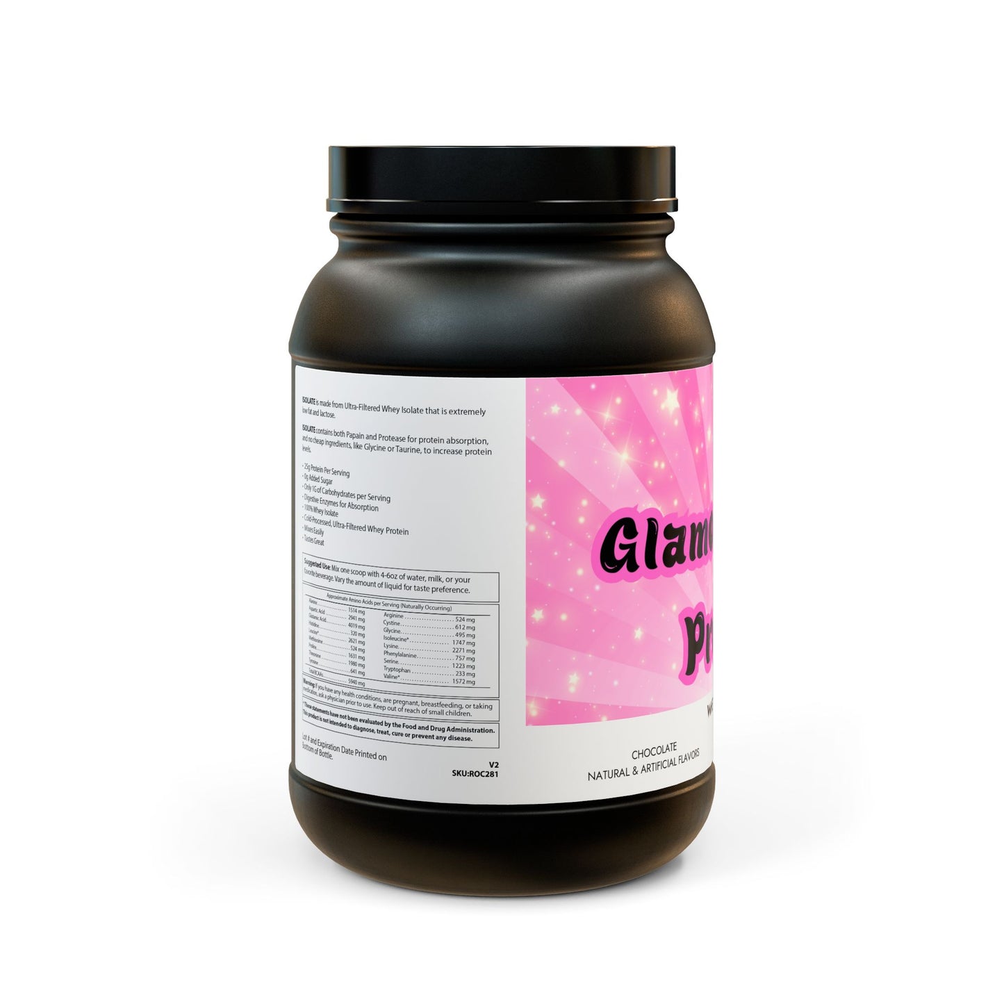 Glamour Gains Whey Isolate Protein