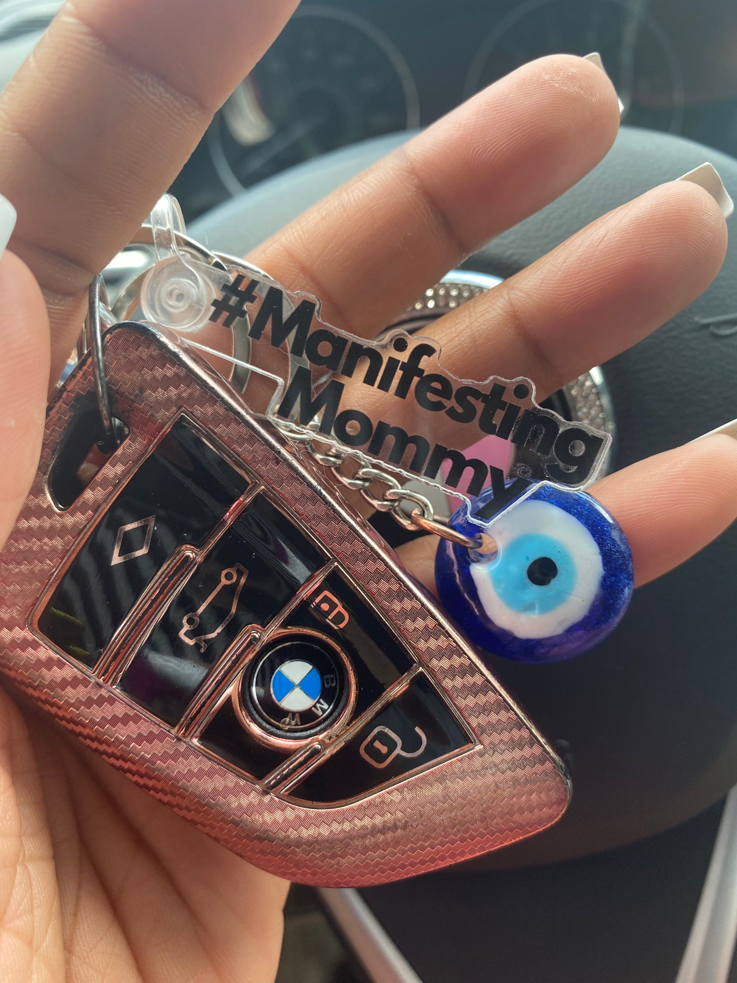 Manifesting Mommy Key Chain